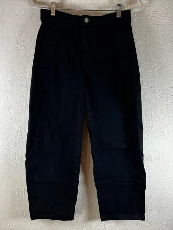 Everlane The Utility Barrel Pants in Black - Picture 3 of 14